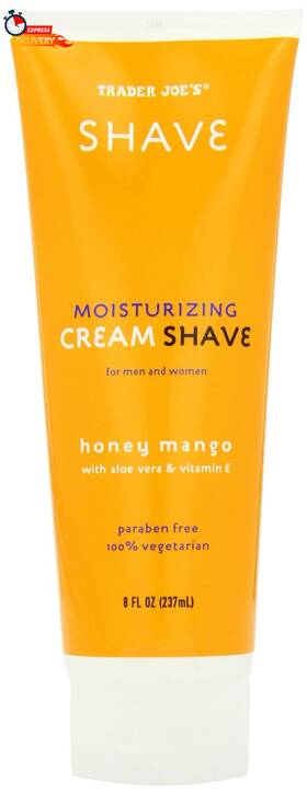 Trader Joes 711181338782 Honey Mango Moisturizing Cream Shave Shaving Lotion 8oz New Edition