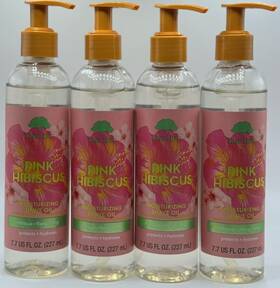 Tree Hut 075371028243 4pk Moisturizing Shave Oil Pink Hibiscus 7.7 Fl Oz Each Fast Ship