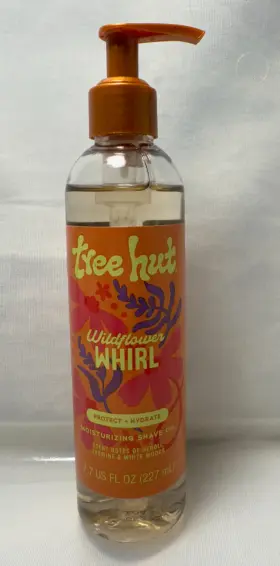 Tree Hut 075371028625 Wildflower Whirl Moisturizing Shave Oil 7.7 Fl Oz Protect Hydrate
