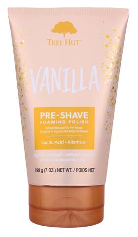 Tree Hut 075371030314 Vanilla Shave Prep Polish Gently Soothe And Skin For An Even