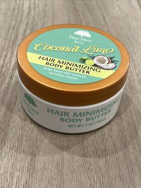 Tree Hut 075371030338 Hair Minimizing Body Butter Coconut Lime 7 Oz