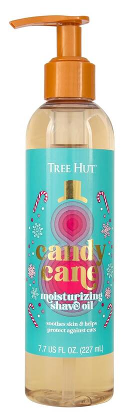 Tree Hut 445033990929 Bare Candy Cane Hydrating And Moisturizing Shave Oil 7.7 Fl Oz