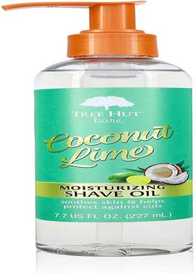 Tree Hut 703029 Bare Moisturizing Shave Oil Basic Coconut-lime 7.7 Fl Oz