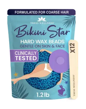 Tress Wellness Tw 10b Hard Wax Beads For Hair Removal - Sensitive Skin Bikini