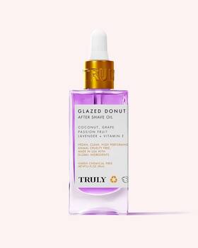 Truly 655100284685 Glazed Donut After Shave Oil - Coconut Grape Passion Fruit 3.1 Oz Box-c