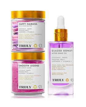 Truly 655100286191 Beauty Smooth Legend Shave Kit - Coochy Sensitive Skin Oil Vegan