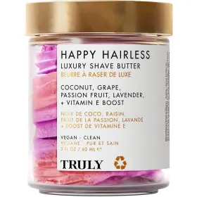 Truly 810115922636 Beauty Happy Hairless Shave Butter - Natural Shaving Cream For Women Coconut