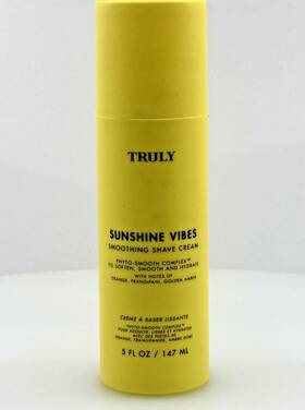Truly 810115925880 Sunshine Vibes Smoothing Shave Cream - 5 Fl Oz / 147 Ml Orange Amber New