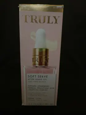 Truly Beauty 810115922544 Soft Serve After Shave Oil Hydrating Non-greasy 3.1oz