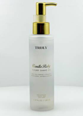 Truly Beauty 810115924494 Vanilla Baby Luxury Shave Oil Pear Amber 5.07 Fl Oz / 150 Ml - New