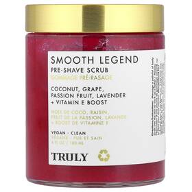 Truly Beauty Tby92262 Smooth Legend Pre-shave Scrub 6 Fl Oz 180 Ml