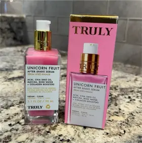 K14cc Truly Unicorn Fruit After Shave Serum Vegan Clean Rose Scent 3.1 Fl Oz Face K14cc Truly Unicorn Fruit After Shave Serum Vegan Clean Rose Scent 3.1 Fl Oz Face
