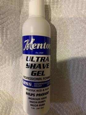 Ultra 684191865466 Mentos Shave Gel 7.0 Oz