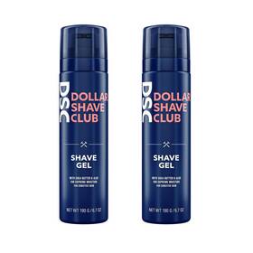 Unilever Me66-a11 Dollar Shave Club Gel 6.7 Ounce 2 Pack Moisturizing Shaving For
