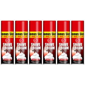 Universal 676979551371 Extra Foam Regular Use Shaving Cream 12oz. 340g Pack Of 6