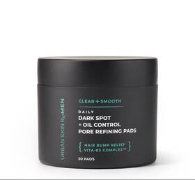 Urban Skin Rx 850006169887 Mens Daily Dark Spot Oil Control Pore Refining Pads 50 Ct