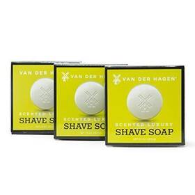 Van Der Hagen 400052 Mens Luxury Scented Shave Soap 3.5 Ounce Pack Of 3 Cream