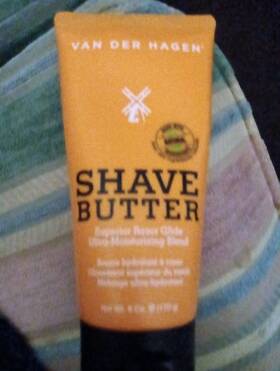 Van Der Hagen 400064 Shave Butter Shaving Cream 6oz Shea Mango And Cocoa