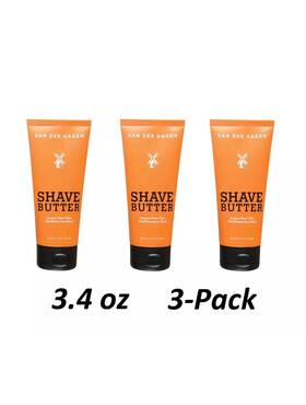 Van Der Hagen 400067 Shave Butter Travel Size 3.4 Oz - 3-pack Shea Mango Cocoa
