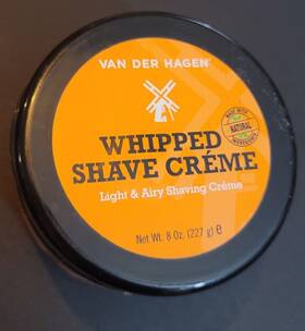 Van Der Hagen 893164000692 Whipped Shave Creme 8 Oz Jar