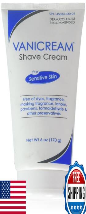 Vanicream B00e4mql5i Shave Cream Sensitive Skin 6oz 3-pack - Fragrance And Dye-free