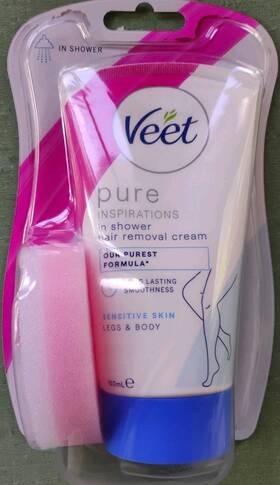 Veet 011417549247 Pure Inspirations In Shower Hair Removal Cream 150ml