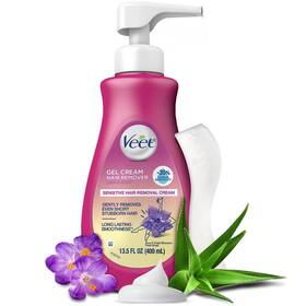 Veet 6220080995 Hair Remover Gel Removal Cream Sensitive 13.5 Ounce Fo