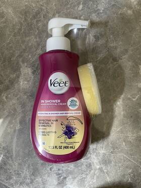 Veet 90849 In Shower Hair Removal Cream - 13.5 Fl Oz