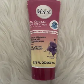 W-bb-1736 Veet Gel Cream Hair Removal Sensitive Aloe Violet Blossom 6.78 Oz Sealed New