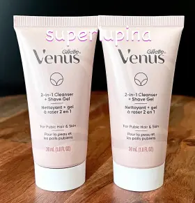 Venus 047400672475 2x 2-in-1 Cleanser Shave Gel New Travel Size 1 Oz