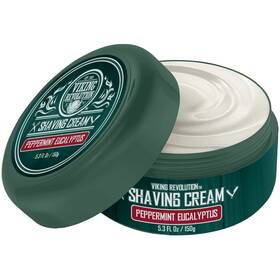 Viking Revolution 445049182158 Luxury Shaving Cream Peppermint And Eucalyptus Scent - Soft Smooth Silky Shavin