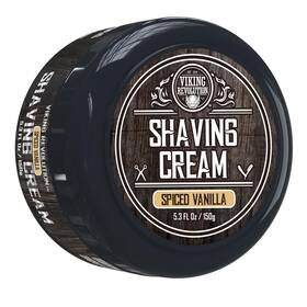 Viking Revolution 810144362281 Luxury Shaving Cream For Men - Spiced Vanilla Scent Soft