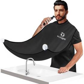 Vuelane Vue01b Beard Bib Apron Hair Catcher For Men Shaving Black
