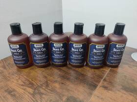 Wahl 043917103860 Shave Gel - Clean 8.5 Oz Clear. Reduce Knicks Scrapes 6 Count