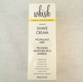 Whish 812280016219 Coconut Shave Cream Nourishing Protection 5 Fl Oz