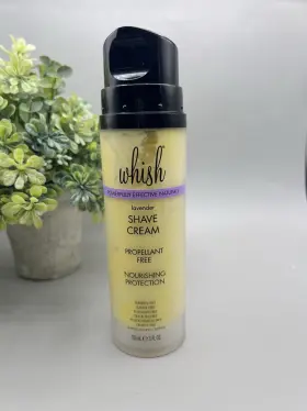 Whish 846733033447 Lavender Shave Cream Moisturize Soothes Nourish 5 Oz Missing Lid