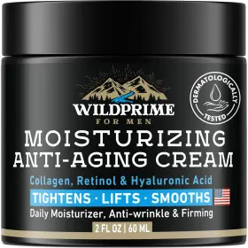 Wildprime 795154002290 Mens Face Moisturizer Cream - Anti Aging And Wrinkle Shave Lotion Ma