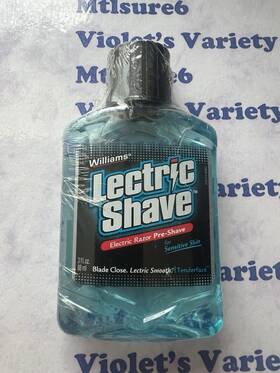 Williams 011509220318 Lectric Shave Electric Razor Pre-shave Sensitive Skin 3 Oz New Sealed