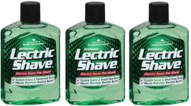 Pre-shave7oz Williams 011509221513 Lectric Shave Original Electric Razor 3 Pack