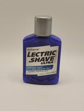 Williams 011509225016 Lectric Shave Ultra Electric Razor Pre-shave Gel Sensitive Skin 3 Oz
