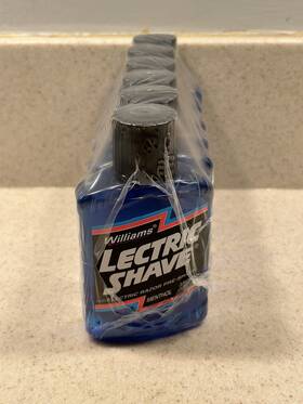 Williams 322170224339 Lectric Shave Electric Razor Pre-shave Menthol 6 Pack 3fl Oz Brand New