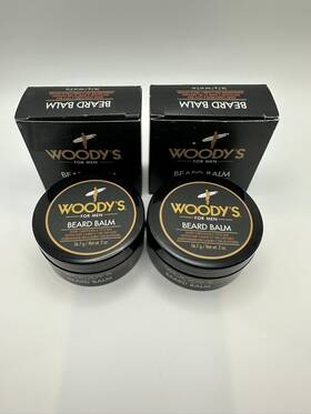 Woodys 859999907209 Quality Grooming For Men Beard Balm 2oz - Conditioner And Style Wax Two