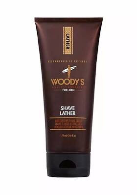 Woodys 90571 Shave Lather 6 Oz Moisturizing Shaving Cream Soap