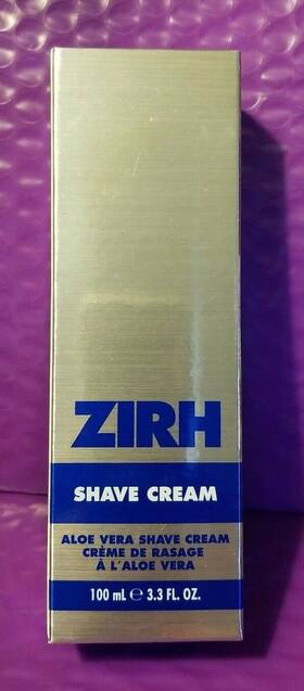 Zirh 679614001736 Aloe Vera Mens Shave Cream 3.3oz