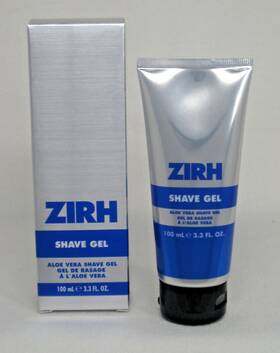 Zirh 9214c Shave Gel Aloe Vera 3.3 Fl Oz / 100 Ml Nib