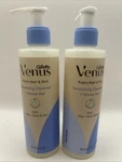 2X Gillette Venus Pubic Hair & Skin Smoothing Cleanser + Shave Gel W/shea Butter New. Price: $12.97.