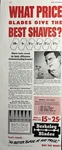1947 Consolidated Razor Inc Berkeley Blades Shaving Vintage Print Used. Price: $12.14.