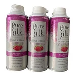 Pure Silk Raspberry Mist Shaving Cream 3 Pack New. Price: $8.99.