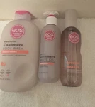 Eos Shea Better Cashmere Coconut Waters Body Wash, Shave Oil & Mist Set New. Price: $30.00.