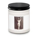 Vintage Nude Female Photo Art On Scented Soy Candle New. Price: $15.00.